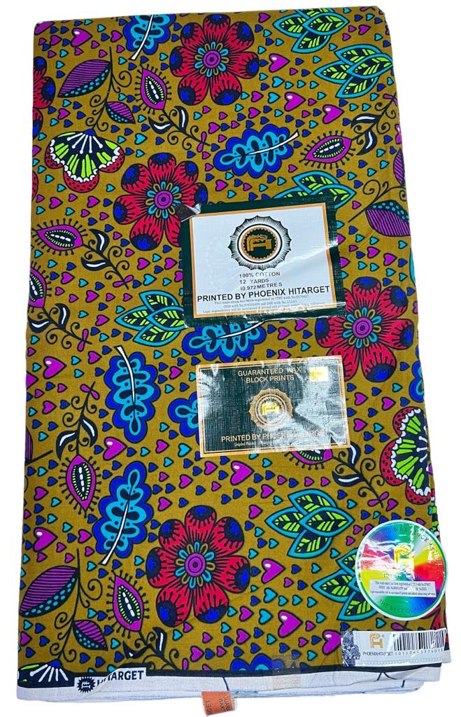 Pnkem Wax Fabric Ankara