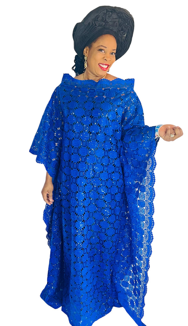 PNKEM Blue Bubu Lace