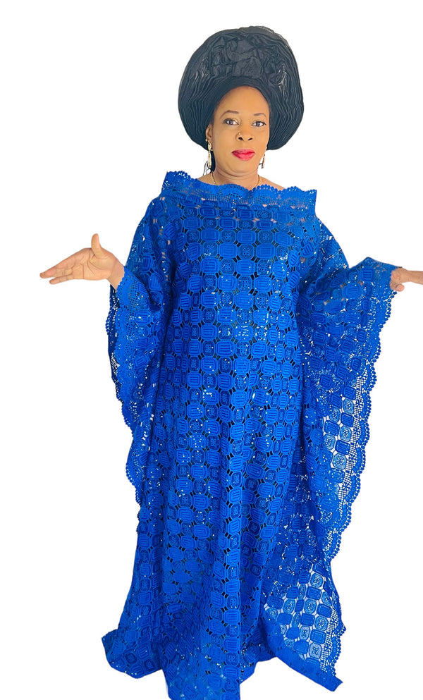 PNKEM Blue Bubu Lace