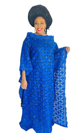 PNKEM Blue Bubu Lace