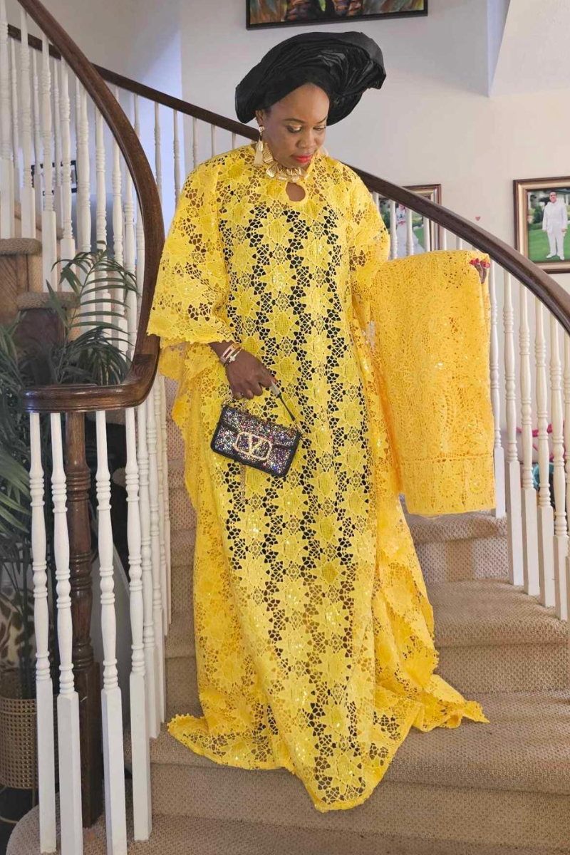 Yellow Bubu Lace