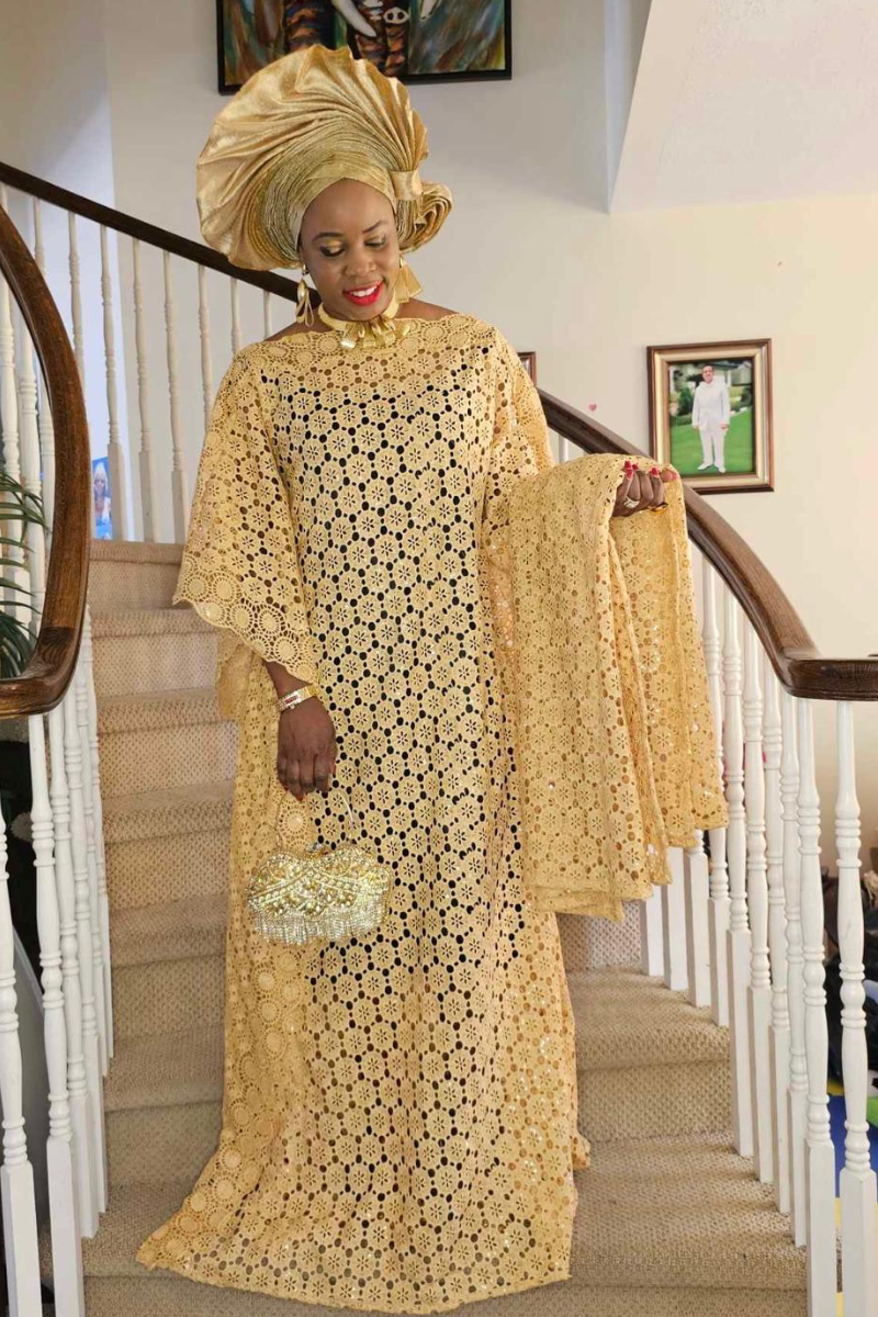 Pnkem Gold Bubu Lace